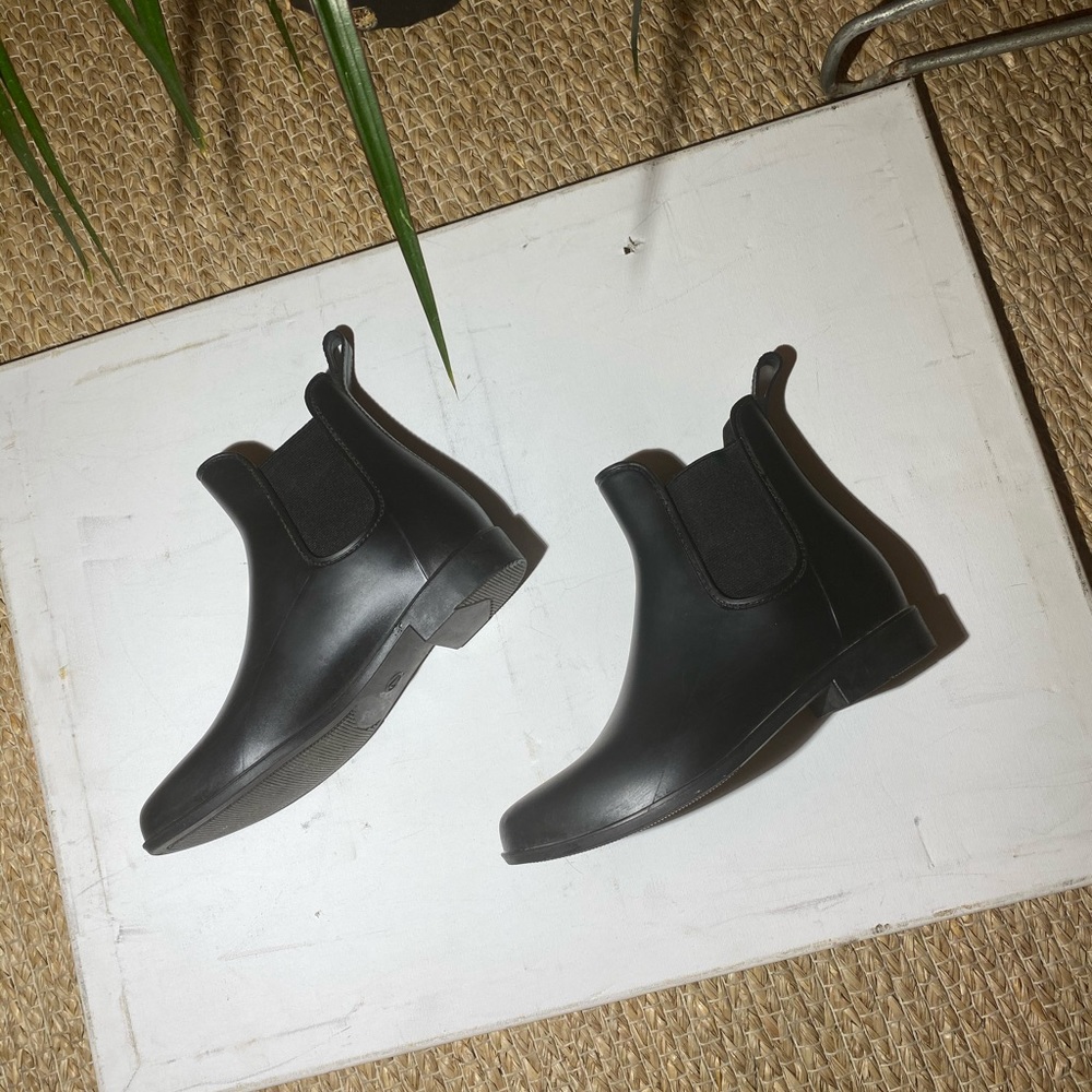 Target Black Rain Booties